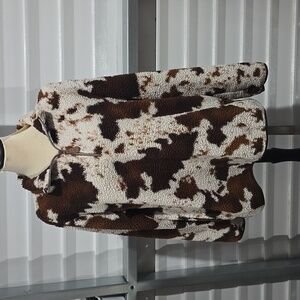 Girlie‎ Girl Originals Fleece Pullover Size Large Animal Print